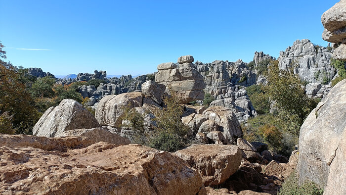 Felsformationen im Paraje Natural Torcal de Antequera | © Sunhikes