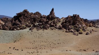 gefärbte Pyroklasten an den Minas de San José im Teide Nationalpark | © ©SUNHIKES