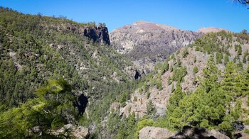 Blick in die Schlucht Barranco del Río mit Teide-Nationalparks