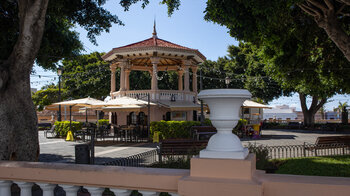 Blick auf die Plaza de los Remedios in Buenavista del Norte auf Teneriffa