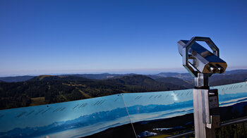 die Aussichtsplattform auf dem Feldbergturm