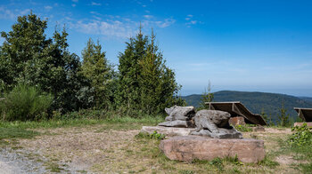 der Aussichtspunkt Schweizerkopfhütte