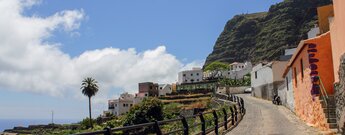 typische Gasse in Agulo auf La Gomera