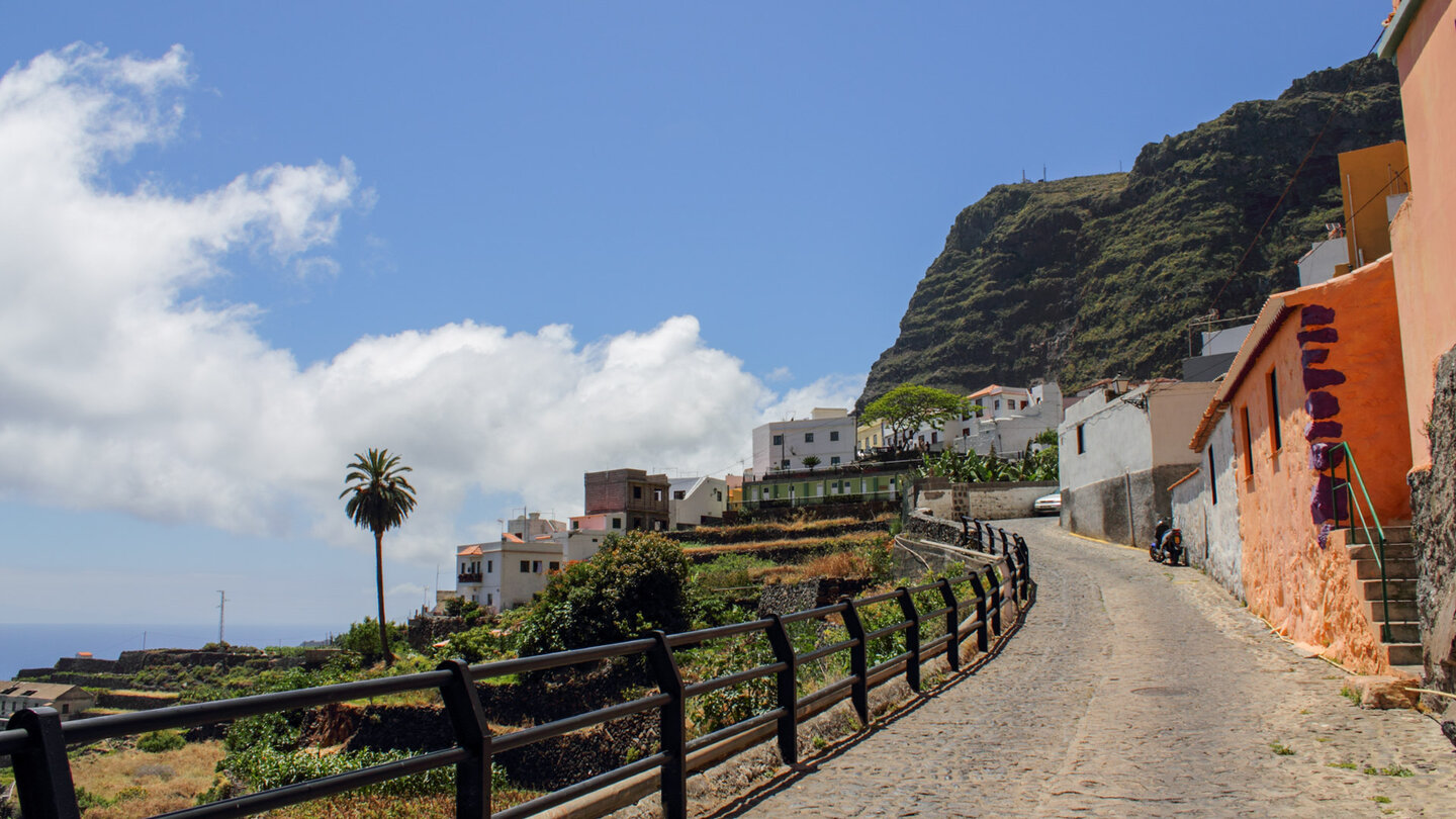 typische Gasse in Agulo auf La Gomera