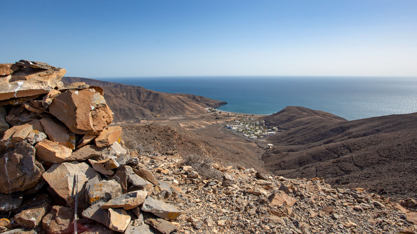 Ausblick am Plateau beim Rincón de Jablito auf Giniginamar