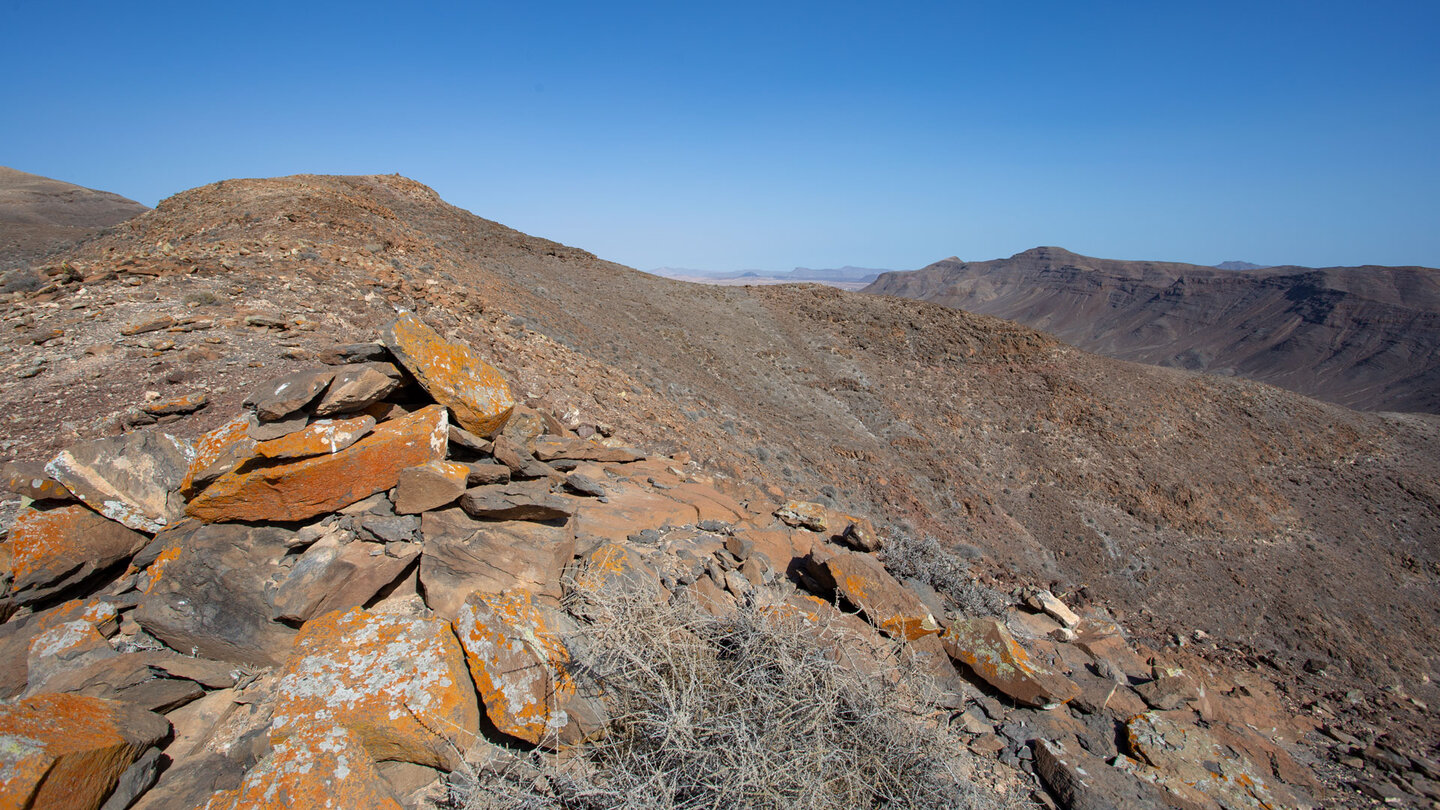 Auf der anderen Schluchtseite des Rincón de Jablito