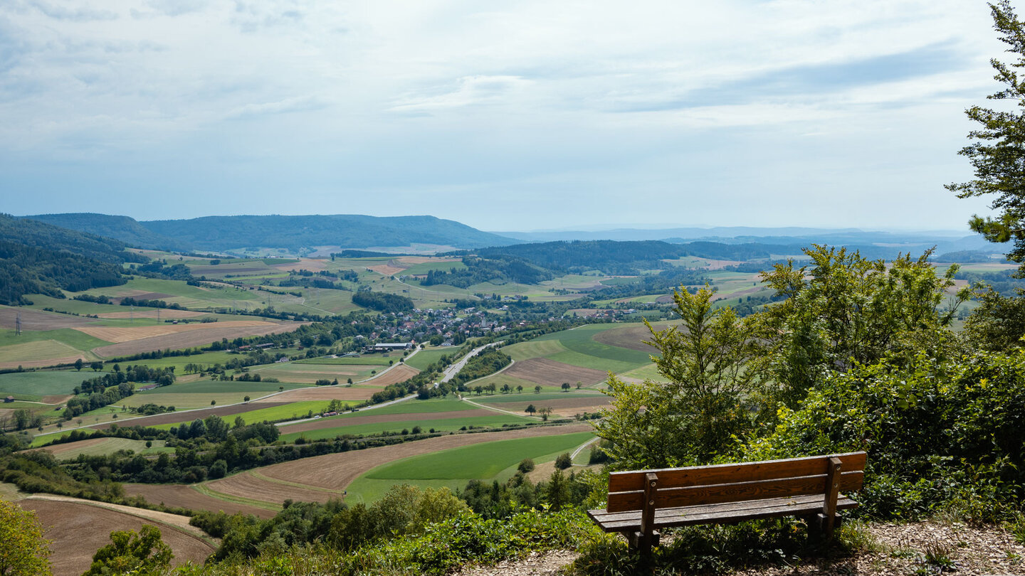 Ausblick von der Otilienhöhe auf Epfenhofen