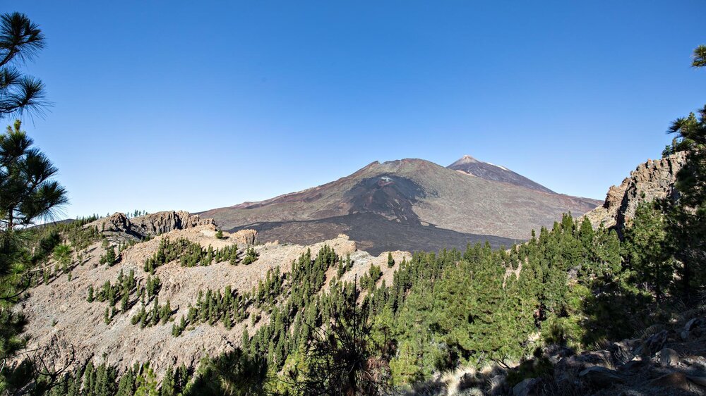 Der Berggrat der Montaña el Cedro