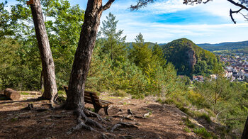 Blick vom Jakobsfelsen zum Jungfernsprung