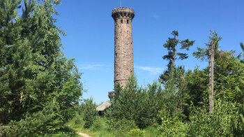 Friedrichsturm an der Badener Höhe auf