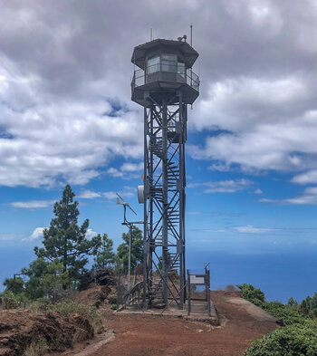 Feuerwachturm Torre del Time auf La Palma