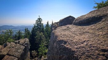 Felsen am Observatoire Belmont