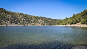 Rückweg am Ufer des Lac Blanc