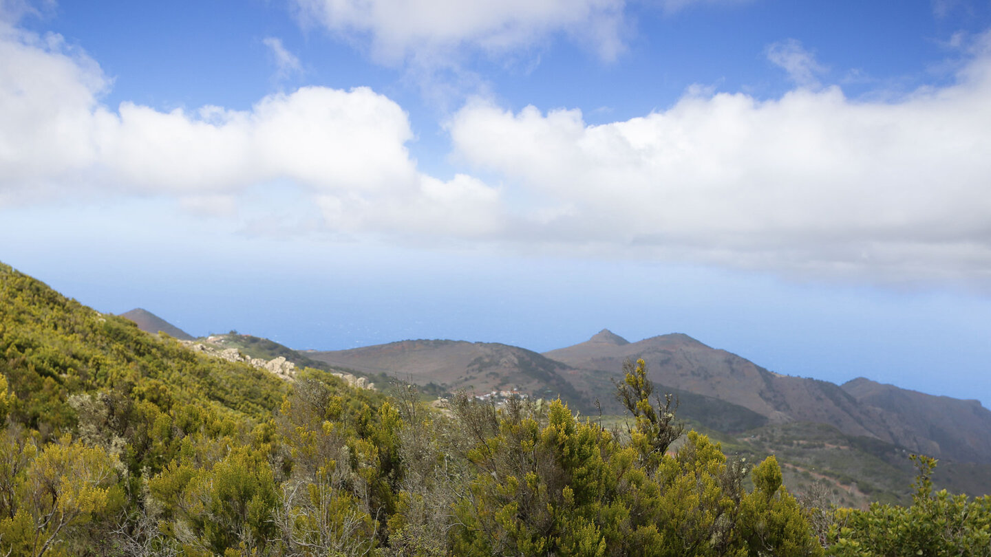 Blick nach Teno Alto vom Camino de Baracán