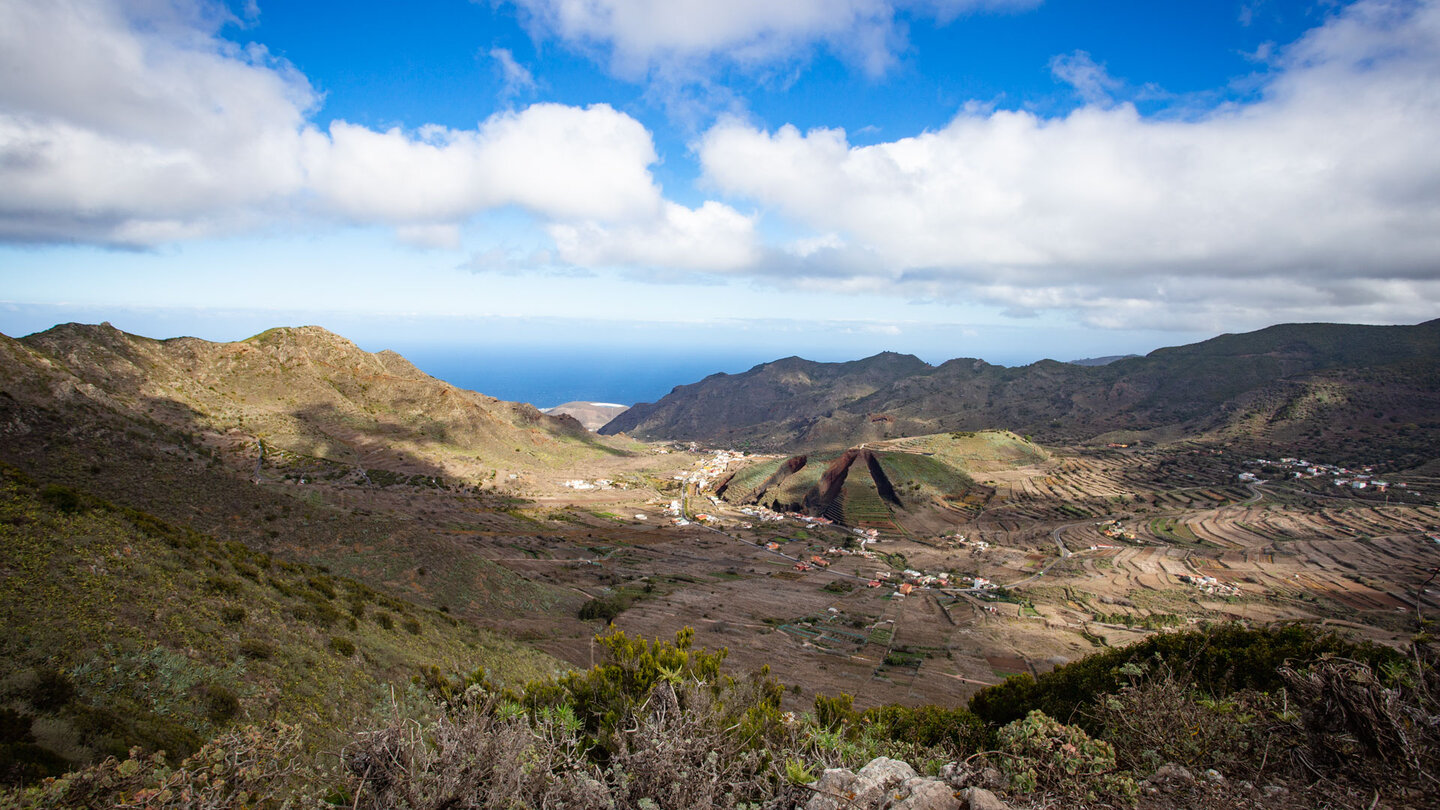 Blick über das weite Tal von El Palmar