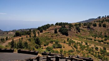 der Ausblick in Richtung Südwesten vom Mirador de Tanajara auf El Hierro