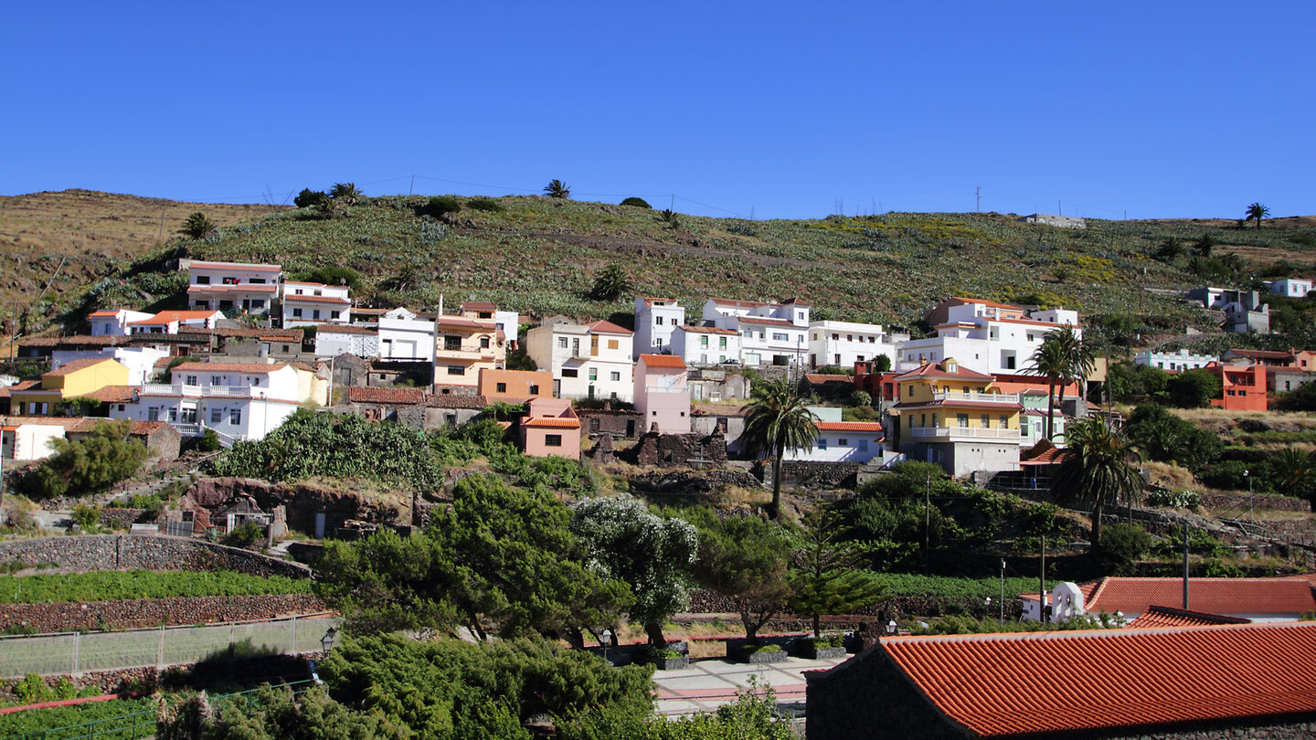 pittoreske Häuseransammlung in Arure auf La Gomera