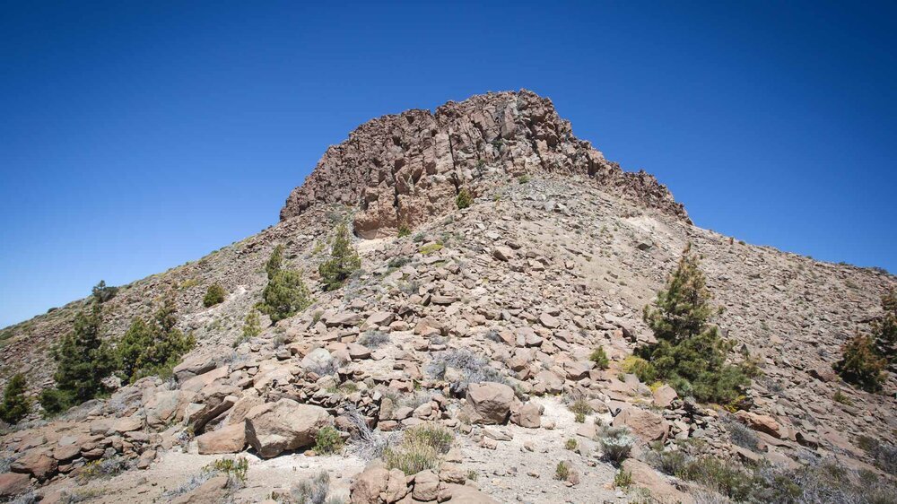 Der Gipfel des Roque del Almendro