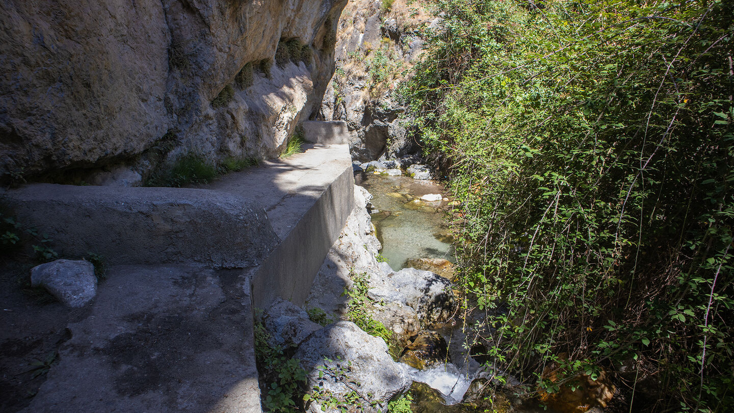 Kanalwanderung am Río Monachil