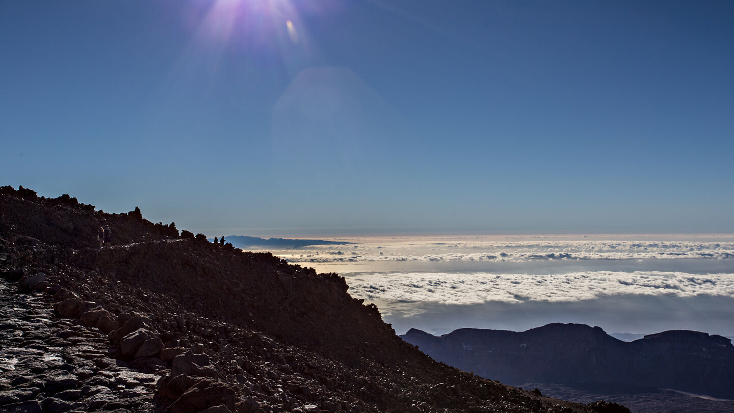 Blick auf Gran Canaria vom Wanderweg Sendero 12