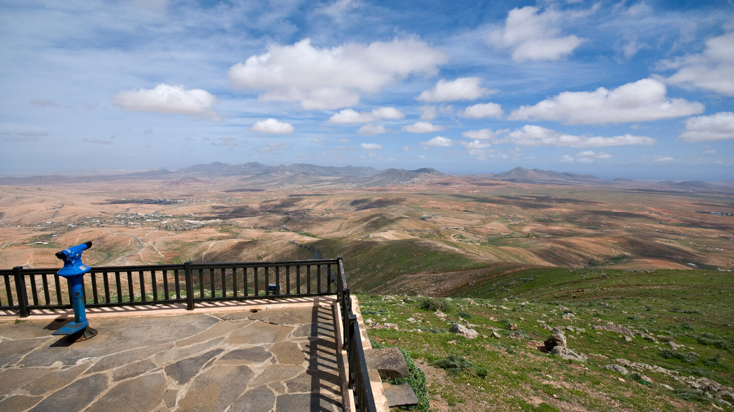 Blick Richtung Casas del Hospinal vom Mirador Morro Velosa auf Fuerteventura