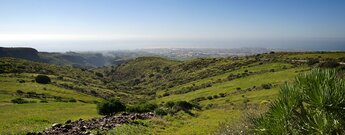 Blick über den Barranco de Fataga auf Gran Canaria