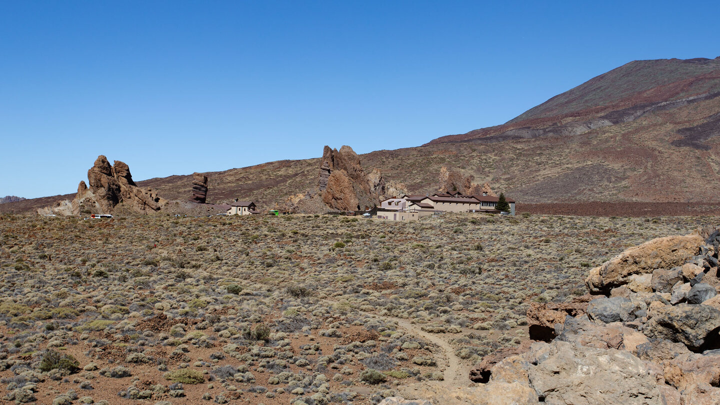 am Parador del Teide liegt das Zeil der Wanderroute