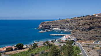 der Hafen von Playa de Santiago auf La Gomera