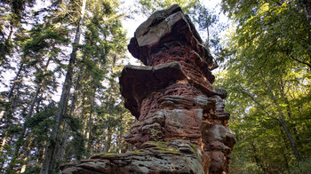 der imposante Fels Kaiser-Wilhelm-Turm