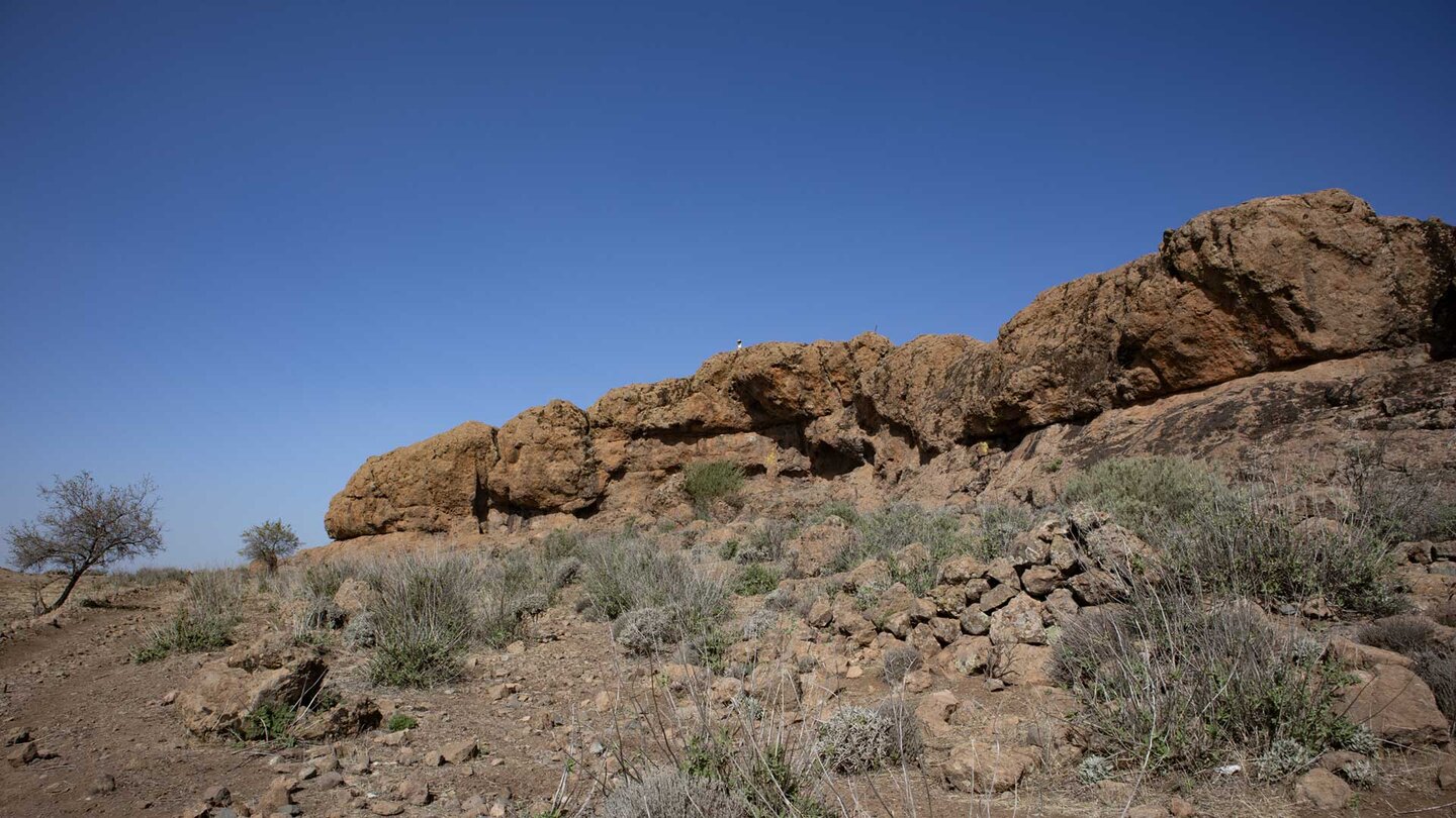 das felsige Gipfelplateau des El Montañon