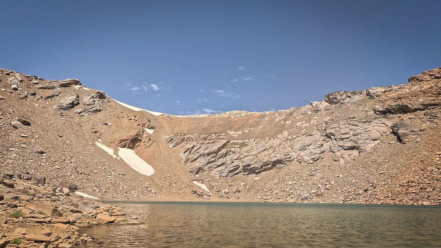 Panorama auf der Wanderung Laguna de la Caldera - Sierra Nevada