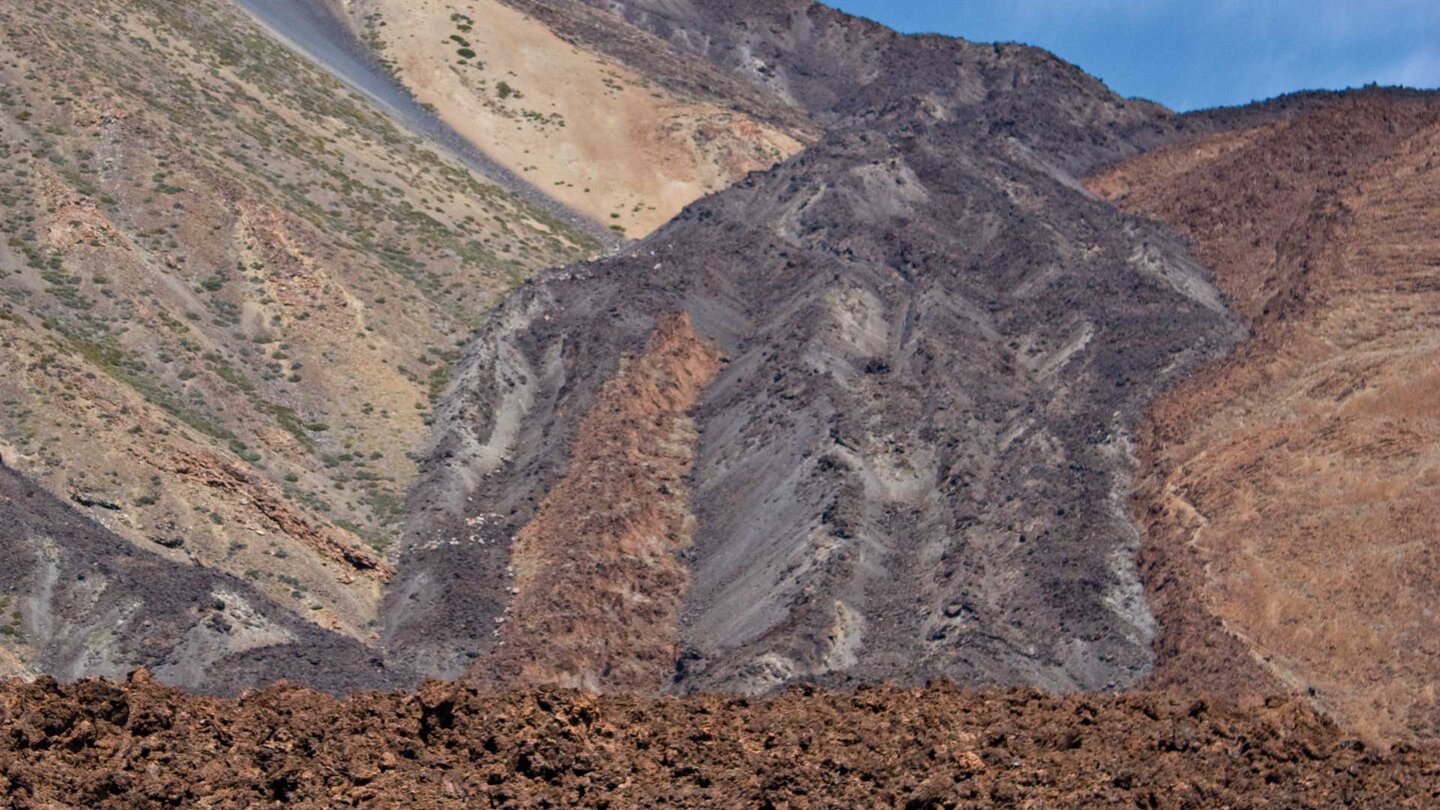 Lavafluss am Montaña Blanca auf Teneriffa