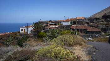 traditionelle kanarische Häuser in Arguamul auf La Gomera