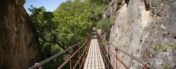 Hängebrücke Cahorras del Río Monachil