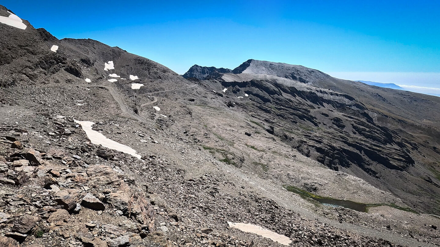 Blick zum Mulhacén im Nationalpark Sierra Nevada