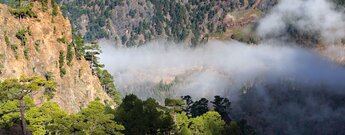 Ausblick vom Mirador de Los Roques in die Caldera de Taburiente