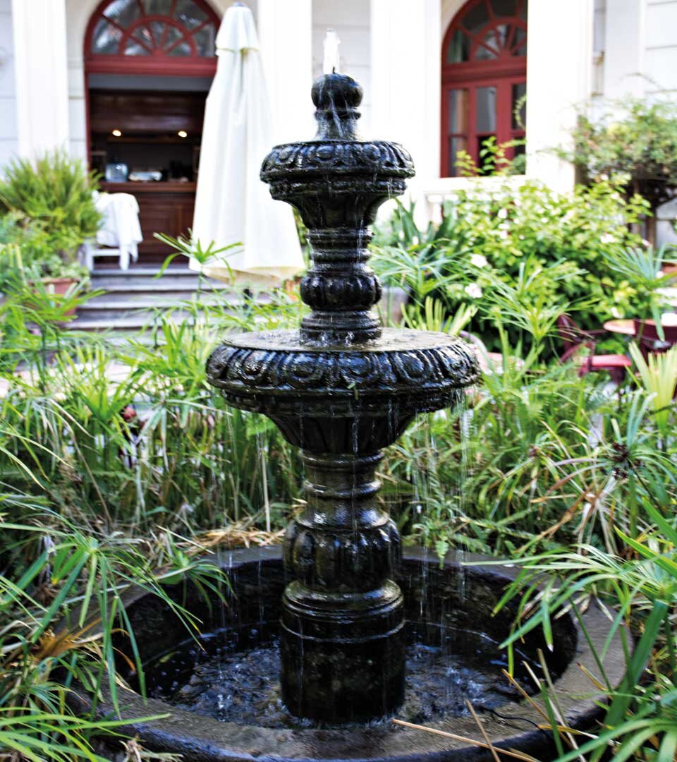 der Brunnen vor dem Casino in La Laguna