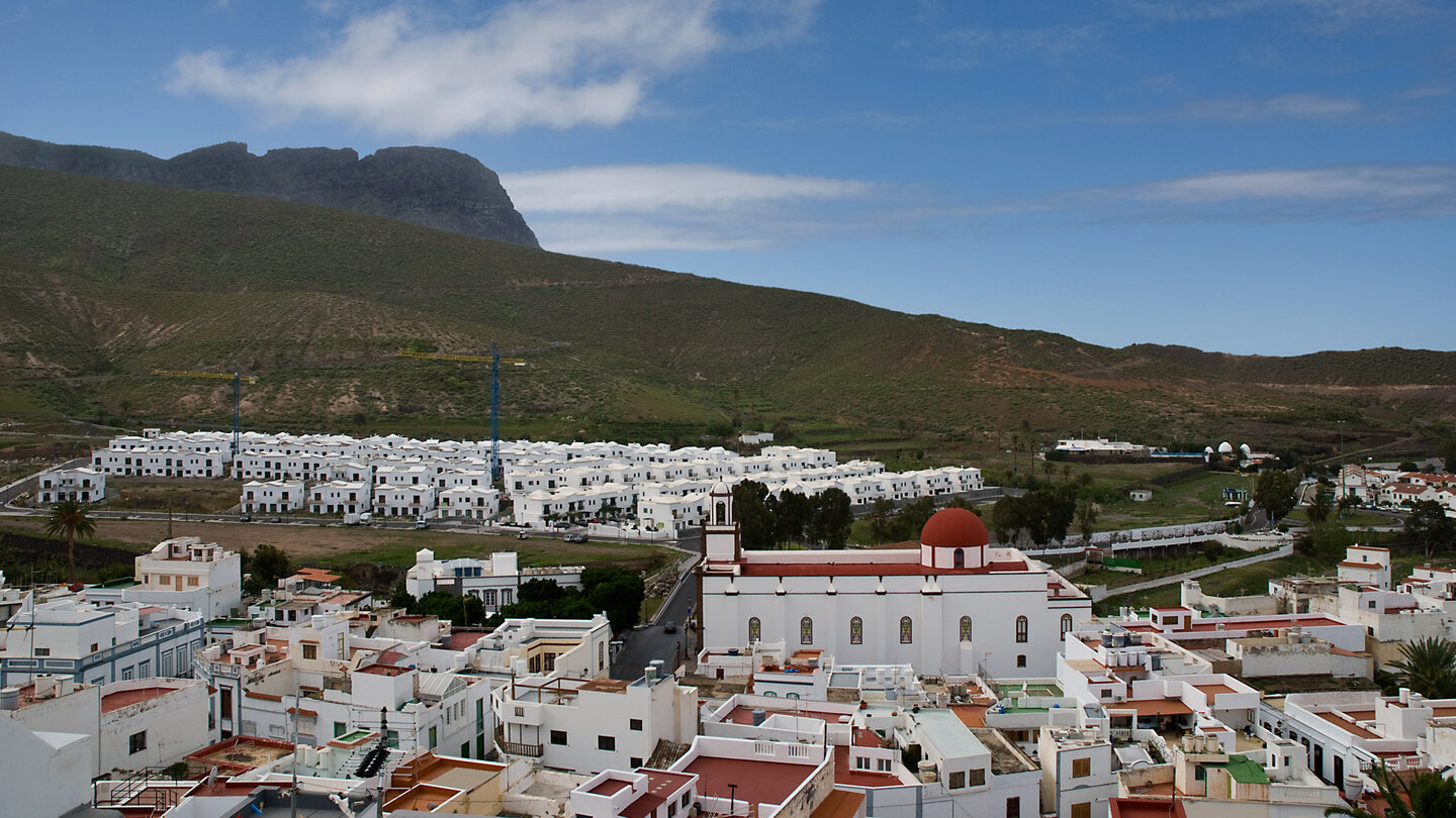 Blick zur Iglesia Matriz de Nuestra Señora de la Concepción in Agaete auf Gran Canaria