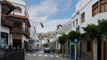 typische Gasse in Agaete auf Gran Canaria