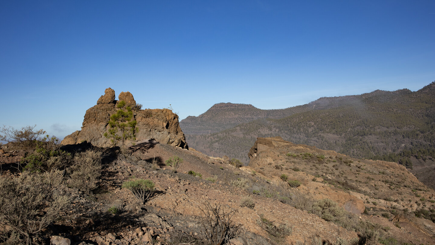 Berglandschaft am Tauro am Ausgangspunkt der Wanderung