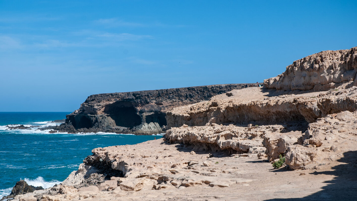 Sandsteinterrassen im Monumento Natural de Ajuy