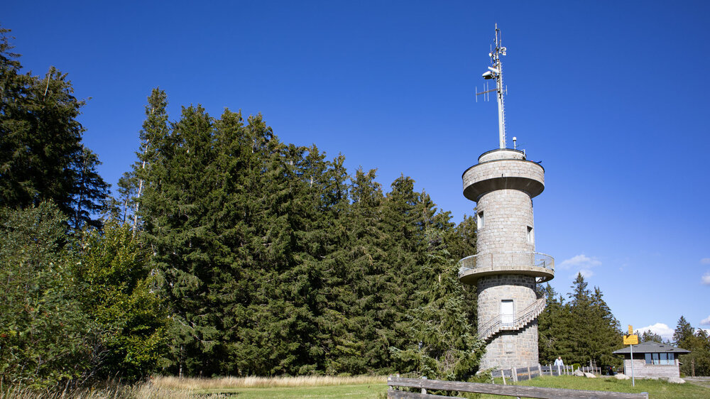 Aussichtsberg Brend mit Turm am Westweg