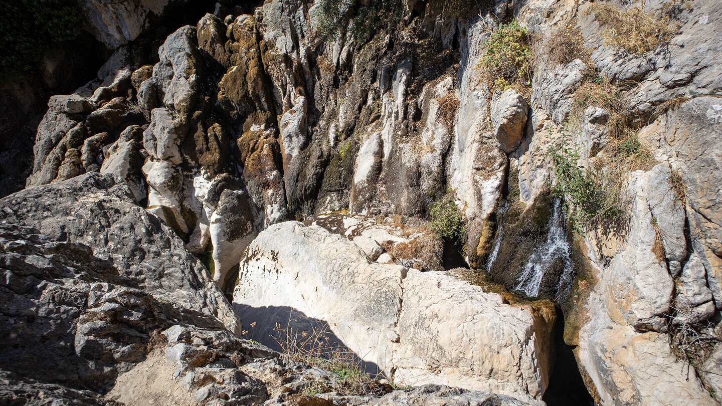 Austritt des Río Castril aus dem Karstgestein