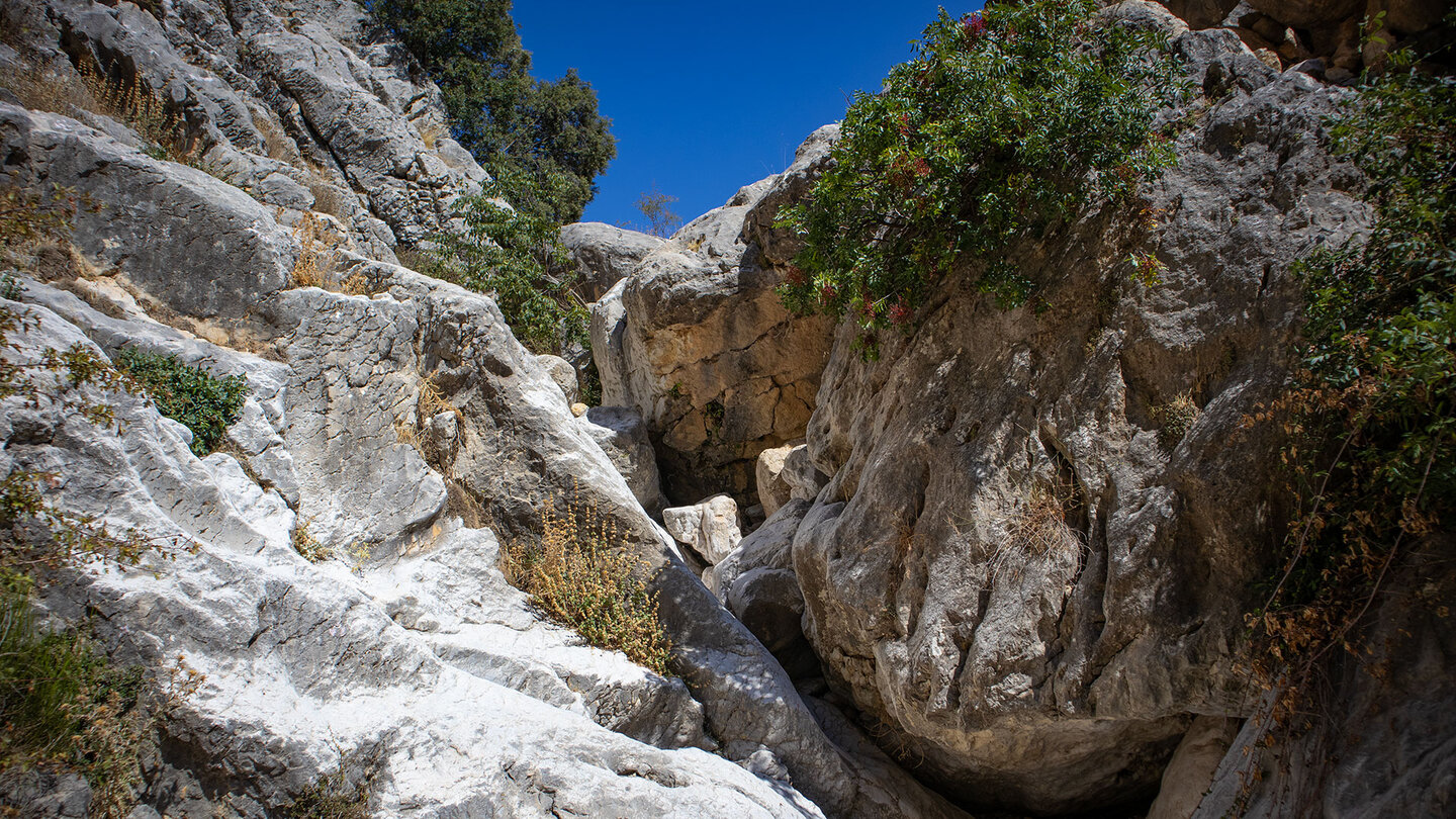 Trockenbachbett des Río Castril