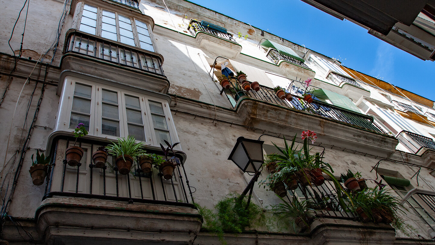 Gasse in Cádiz