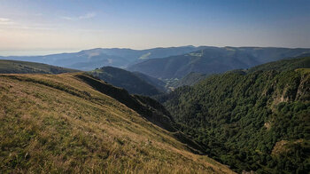 Panorama am Sentier des Couloirs