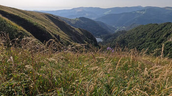 Ausblick Lac de Schiessrothried vom Col du Wormspel