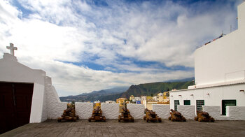 die Aussicht vom Wehrgang des Castillo de Santa Catalina in Santa Cruz de La Palma