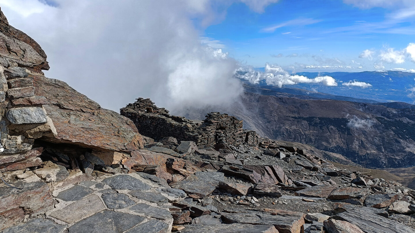 Aussicht am Gipfel des Mulhacén