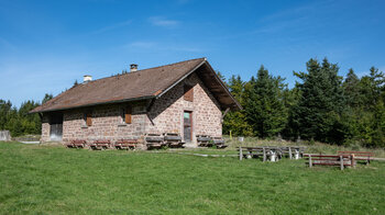 die Kreuzlehütte am Westweg